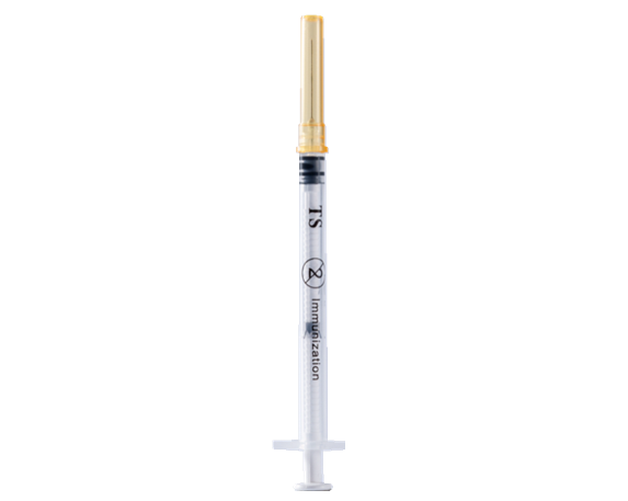 0.5 ML Fixed Dose Immunization Auto Disable Syringe With Needle