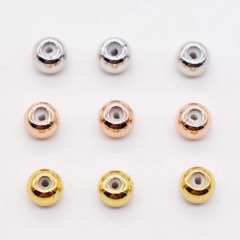 18K silicone adjusting beads 6pieces