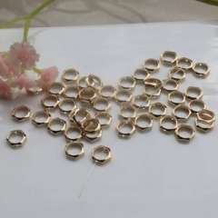 Hexagonal Beaded Pair Hole Ring Outer Diameter 8mm/10MM