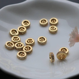 Wheel Beads Spacer diy Jewelry Accessories 6mm/8mm/10mm