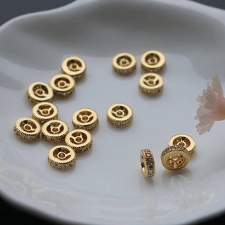 Wheel Beads Spacer diy Jewelry Accessories 6mm/8mm/10mm