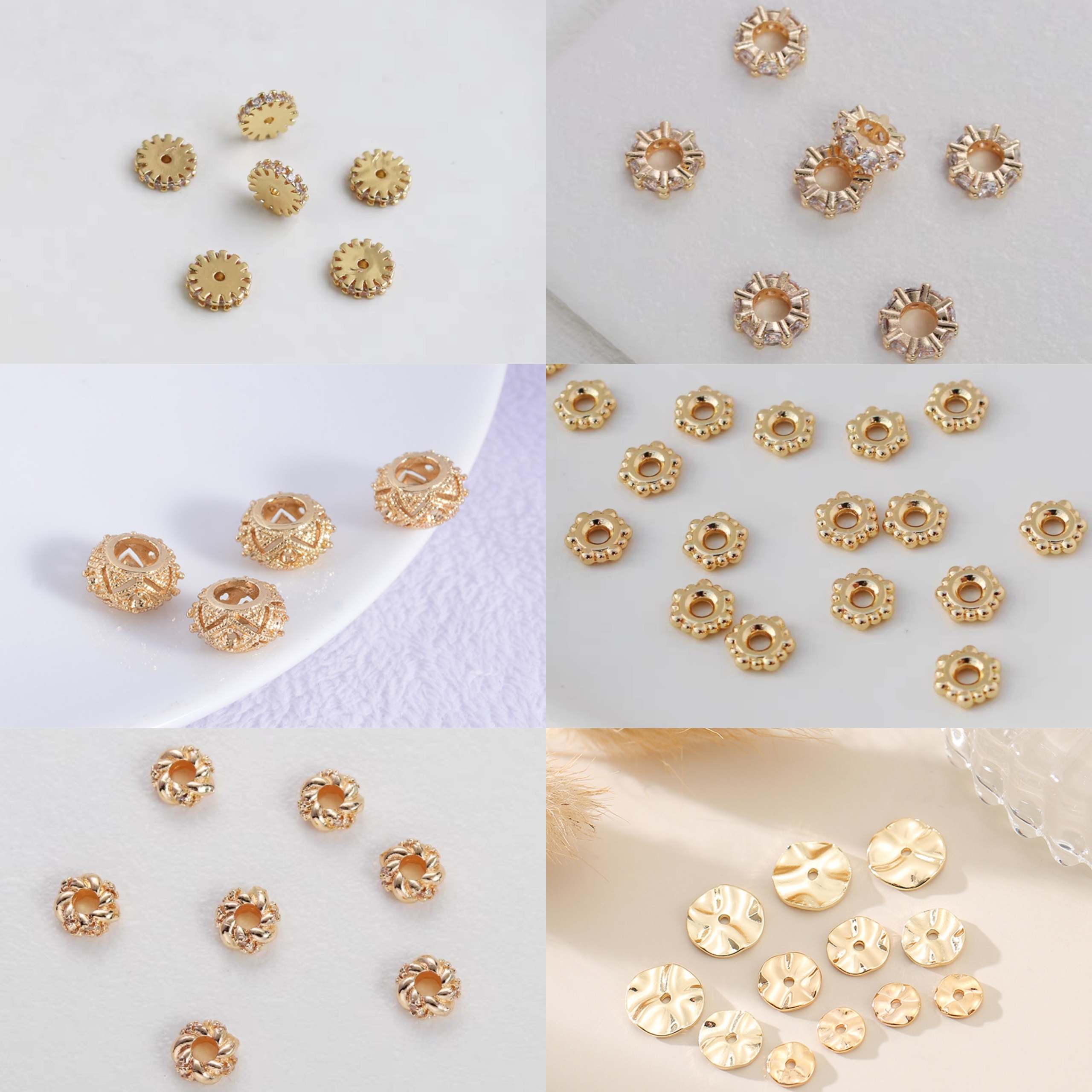 【Jiajia Live】Bead Spacer DIY accessories Bracelet Necklace Accessory