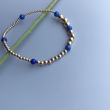 DIY bracelet color preserving round beads K gold loose beads 2/3/4/5/6MM (100 pieces per piece)