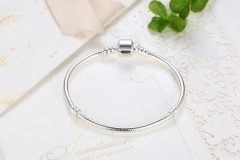 S925 sterling silver diy snake bone bracelet bead whole body sterling silver single chain female