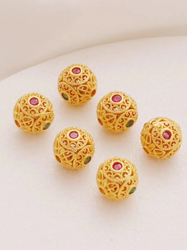 GUFA SHAJIN DUMB GOLD ACCESSORIES 古法沙金哑光配件