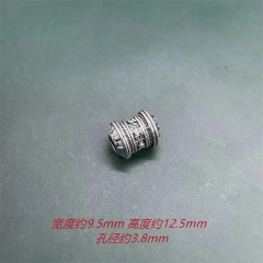 Crystal ornaments, retroclassical hollow bamboo half-pipe, safe lock, bells, tassels, beads, handmade DIY accessories