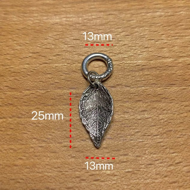 Imitation retro silver style distressed retro style butterfly leaf lucky bag crystal DIY beaded bracelet accessories