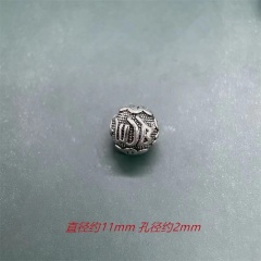 Crystal ornaments, retroclassical hollow bamboo half-pipe, safe lock, bells, tassels, beads, handmade DIY accessories