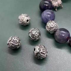 Crystal ornaments, retroclassical hollow bamboo half-pipe, safe lock, bells, tassels, beads, handmade DIY accessories