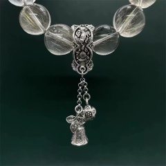 Crystal DIY accessories, Tibetan distressed retro style, butterfly flower tiao, bell bracelet chain, bead bracelet accessories