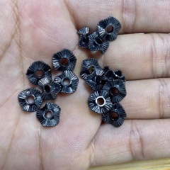 High color retention 10mm wave spacer Personality and versatility Crystal bracelet DIY accessories accessories