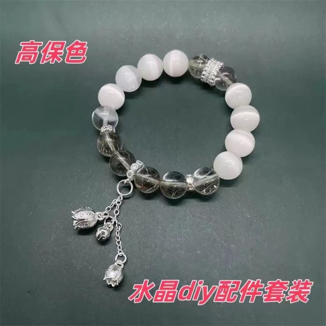 Crystal DIY fashion lily of the valley flower slip hand chain hand string beads matching piece