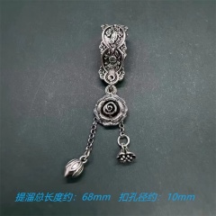 Crystal DIY accessories, Tibetan distressed retro style, butterfly flower tiao, bell bracelet chain, bead bracelet accessories