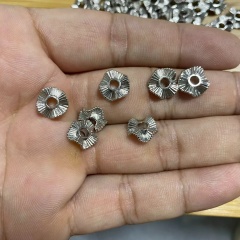 High color retention 10mm wave spacer Personality and versatility Crystal bracelet DIY accessories accessories