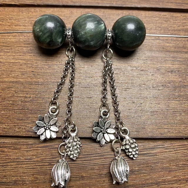 Retro silver, popular butterfly tassels, beads, bracelets, crystals, DIY copper accessories