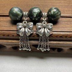 Retro silver, popular butterfly tassels, beads, bracelets, crystals, DIY copper accessories