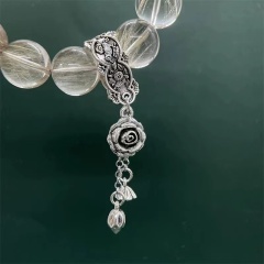 Crystal DIY accessories, Tibetan distressed retro style, butterfly flower tiao, bell bracelet chain, bead bracelet accessories