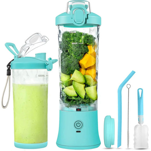Powerful Blender Portable Drinking Cup Travel Cup With Straw Portable Juicer Cup Protein Blender