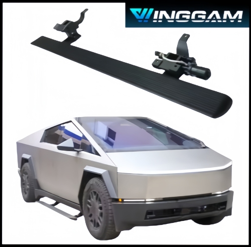 Tesla Cybertruck electric automatic running boards, electric side steps