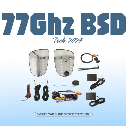 smart car rear mirrors blind spot detection system BSD