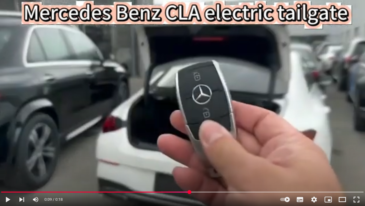 MERCEDES BENZ CLA POWER TAILGATE