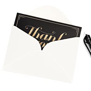 Blank note card with envelope
