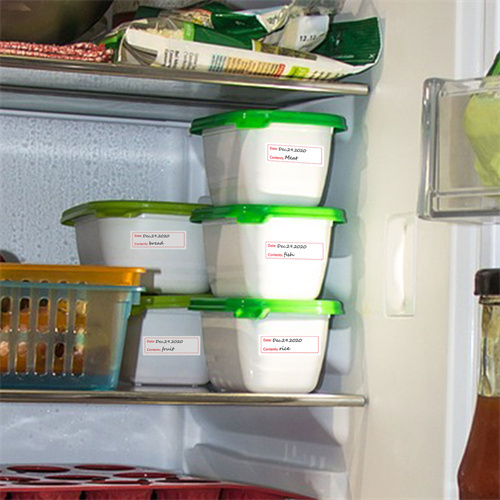 Removable Freezer Labels 1x3inch 500pcs