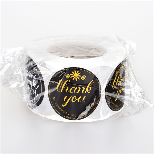 Thank You Stickers Roll 1.5 inch