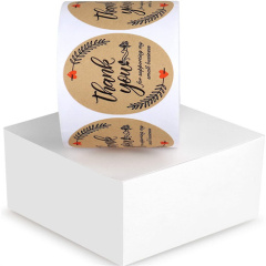 500pcs 2" Craft Thank You Stickers