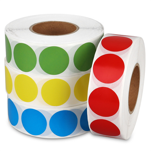 Dot Stickers Removable Colored 1 Inch 1000pcs