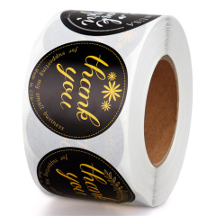 Thank You Stickers Roll 1.5 inch