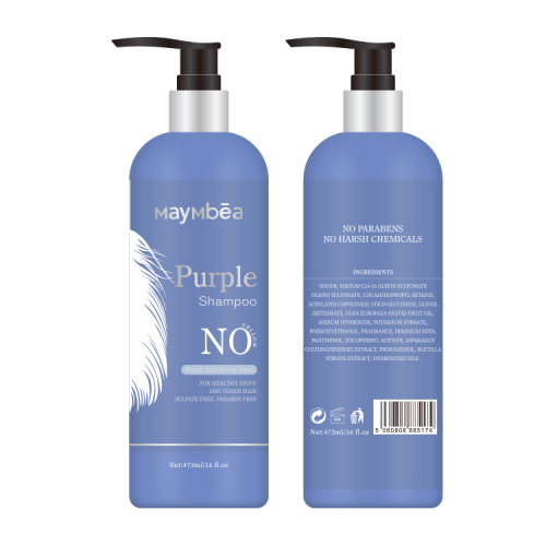 Salon Quality Purple Shampoo For Blonde Hair Anti- Brassy Purple Toner Natural No Yellow Shampoo