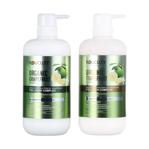 Shampoo hair care HUATI ROUCLLY anti hair loss growth shampoo natural herbal organic collagen hair care Grapefruit Oils Shampoo and Conditioner