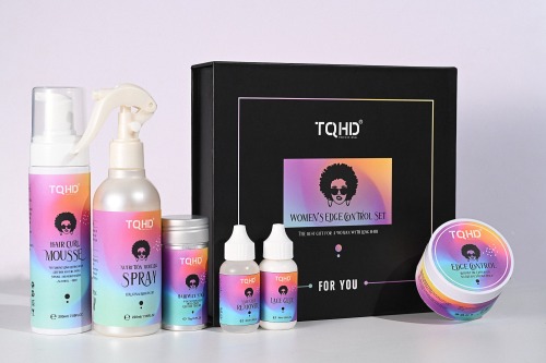 Custom Wig Install Boxes Private Label Lace Wig Kit Packaging Waterproof Hair Tint Spray Edge Control Lace Glue