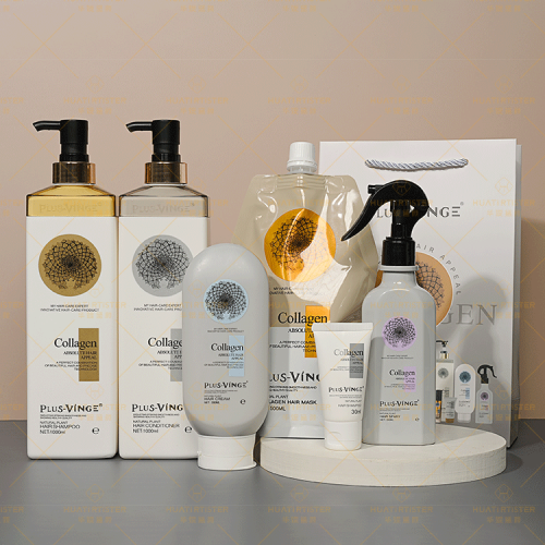 Sifuli Huati plus Vinge wheat protein collagen shampoo and conditioner hair care sets