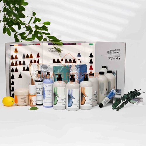 Huati MAYMBEA wholesale private label professional herbal Hair Color Cream with Low Ammonia shampoo natural semi permanent hair dye