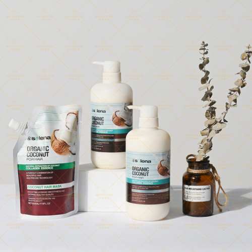 Huati selena wholesale natural Private Label keratin collagen treatment 0% Formaldehyde nourish smooth hair repair shampoo and oonditioner