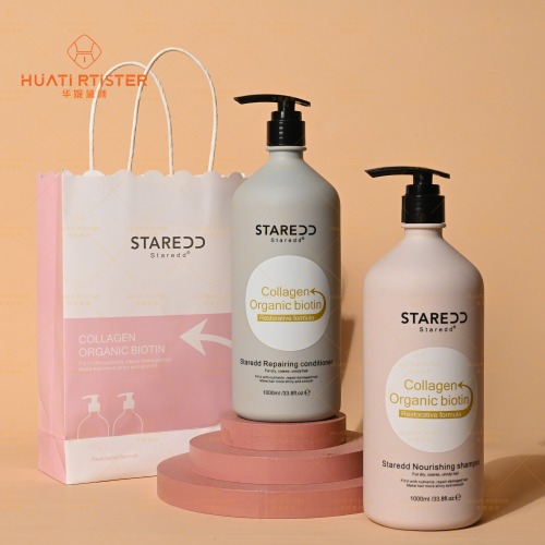 Huati STARECC Formaldehyde Free Hair Cream Treatment Kit Smoothing Keratin Hair Treatment shampoo and conditioner