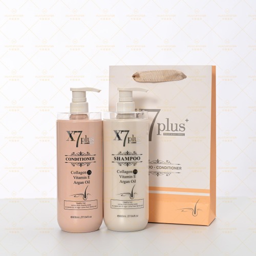 Huati Sifuli X7 arganoil keratin collagen leave in hair growth shampoo and conditioner cream