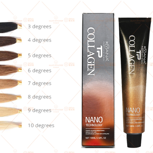 Huati Sifuli KYANA hair color ceam dye black beauty salon