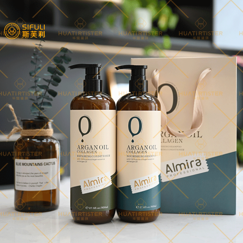 Huati Sifuli Almirs arganoil keratin collagen leave in hair growth shampoo and conditioner cream