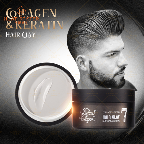 Huati Sifuli BIOTINES Hair Matte Pomade Wax Styling Clay