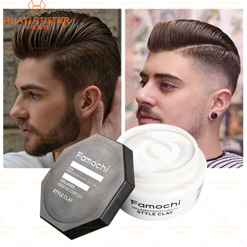 Huati Sifuli Famochi Hair Matte Pomade Wax Styling Clay