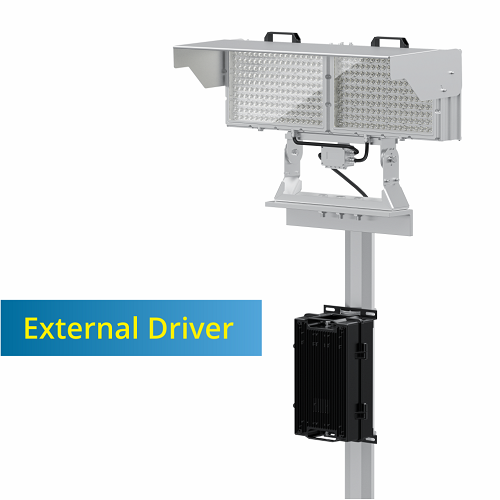External Driver Method For Highmast Light