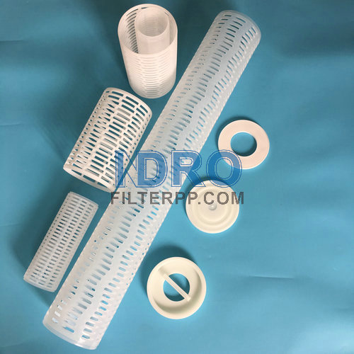 plastic part for filter cartridge