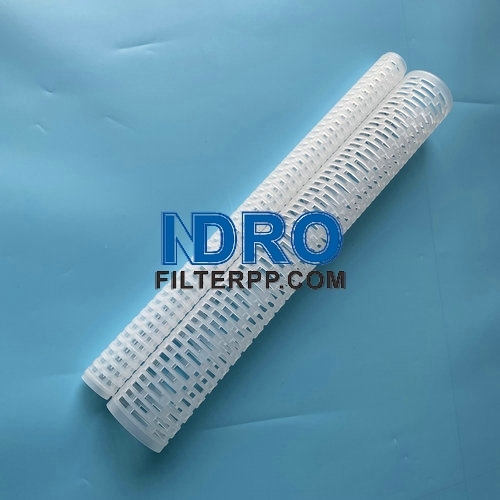 Small diameter single 20inch long pleated filter outer cage and inner core