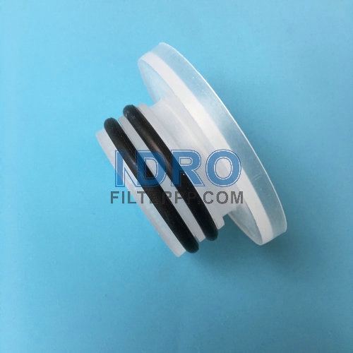 222 end cap parts for single 40inch long 63mm filter
