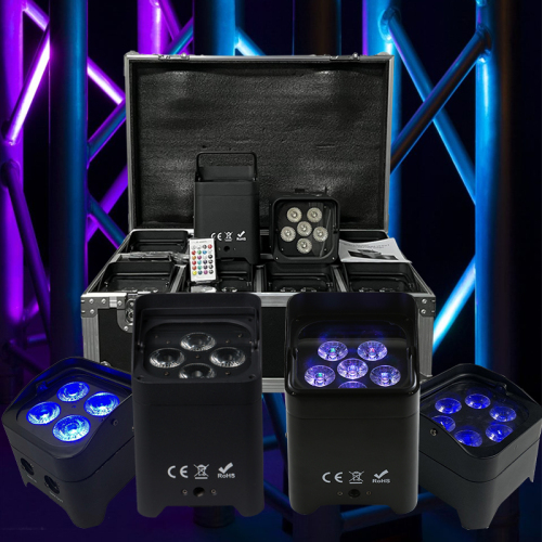 Wireless dmx & Battery Uplighting