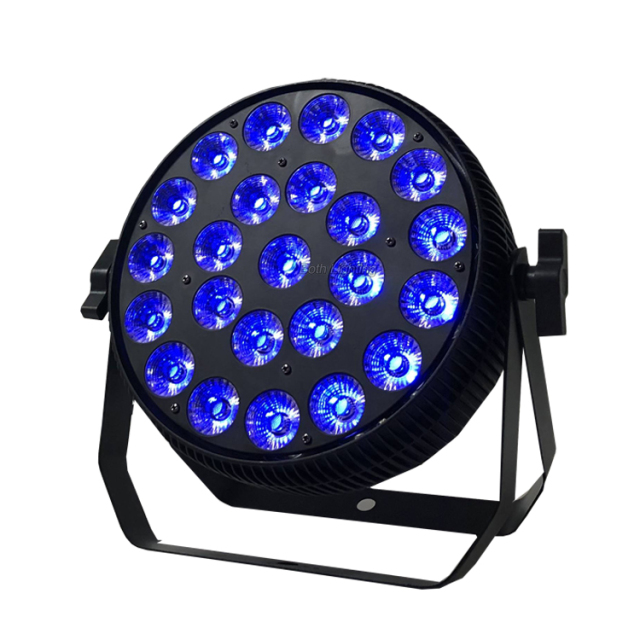 10pcs 24*18W RGBWA +UV LED Washing Lighting Professional Disco DJ Lights