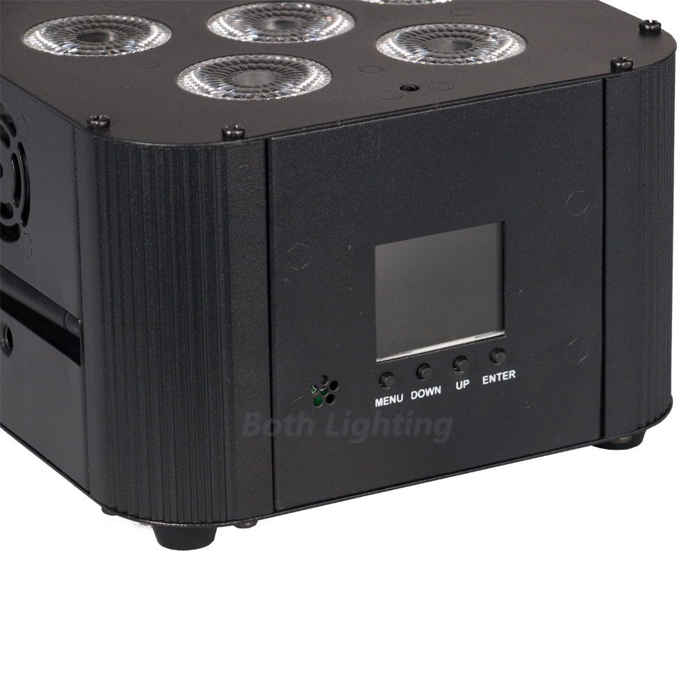 4pcs +carton 6*18w par can Battery Wireless DMX Wifi Remote Led Wedding Uplight